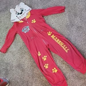 Paw patrol size 8 pj/ costume